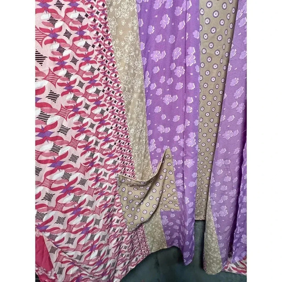 Womens Susan Graver Open Front Chiffon Kimono Tunic Floral Sz 1X Beach Vacation - Picture 7 of 7